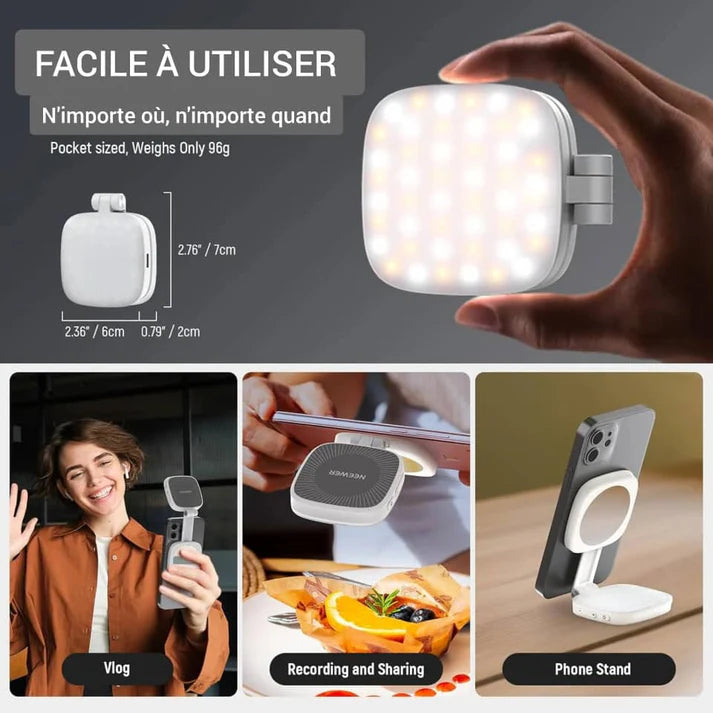 Lampe magnetique pour Videos et Photos