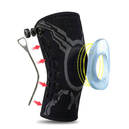 Genouillère réglable à compression