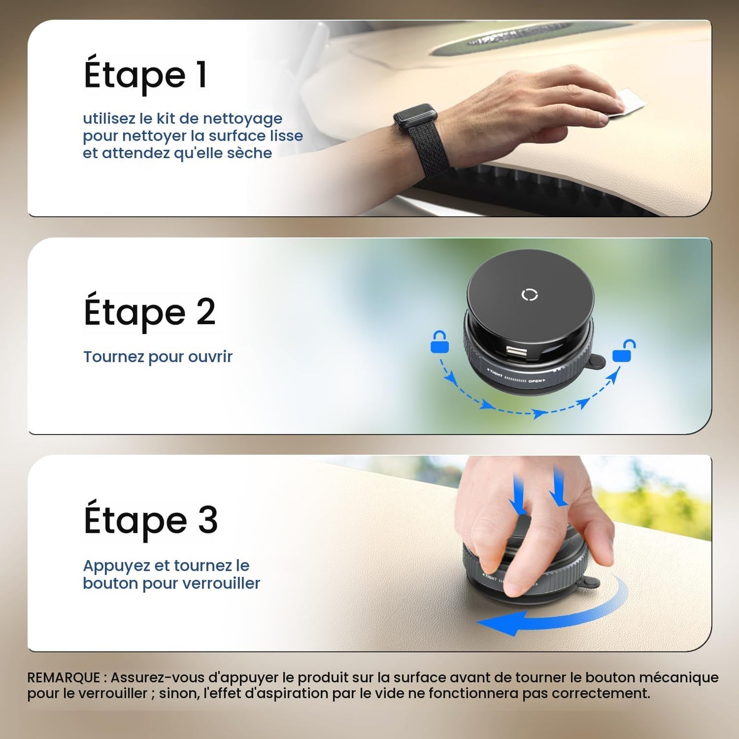 🔥 Support de téléphone magnetique avec charge
