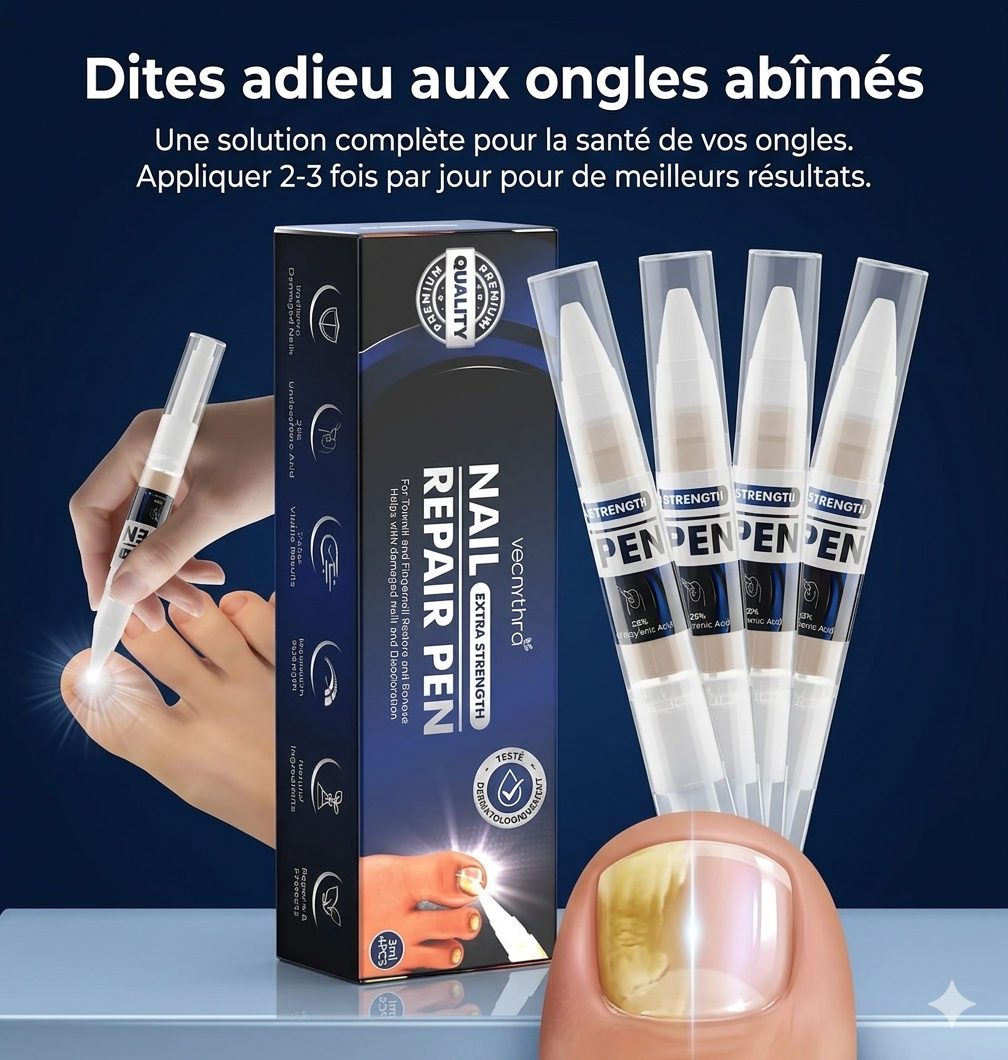Stylo antifongique. Formule avancée contre le pied d'athlète et les mycoses des ongles