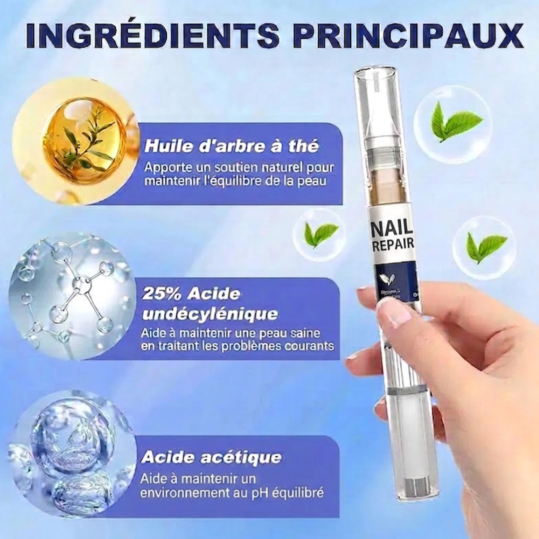 Stylo antifongique. Formule avancée contre le pied d'athlète et les mycoses des ongles